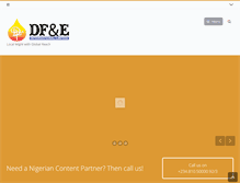 Tablet Screenshot of dfande.com